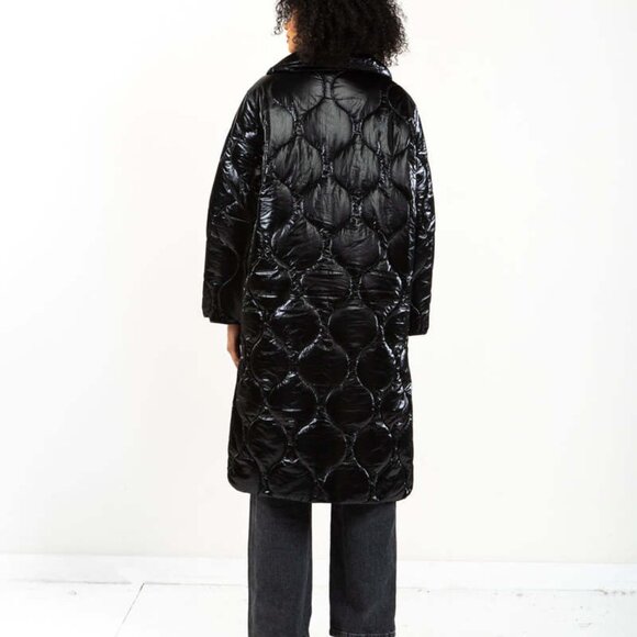 Baum Und Pferdgarten Delara quilted coat in Black - Picture 4 of 10